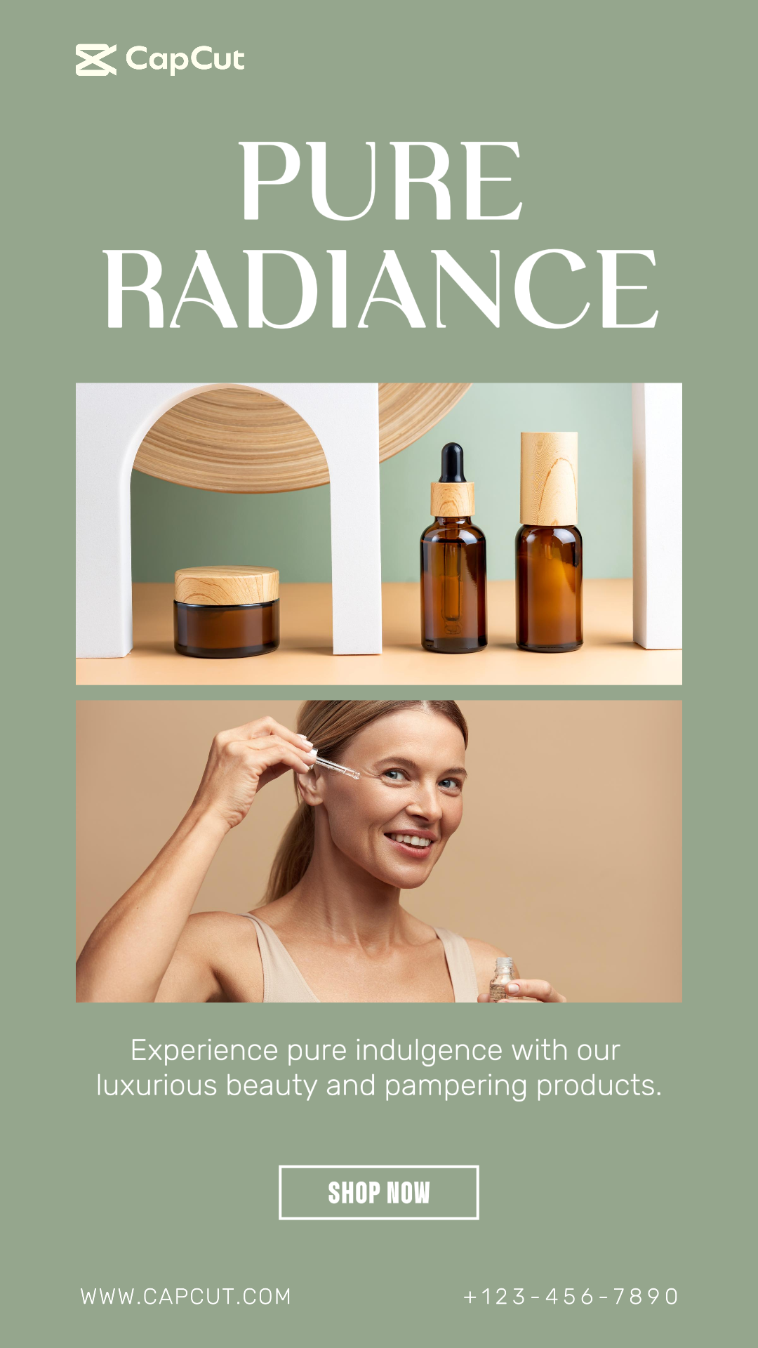 Beauty Pure Radiance Promotion Instagram Story