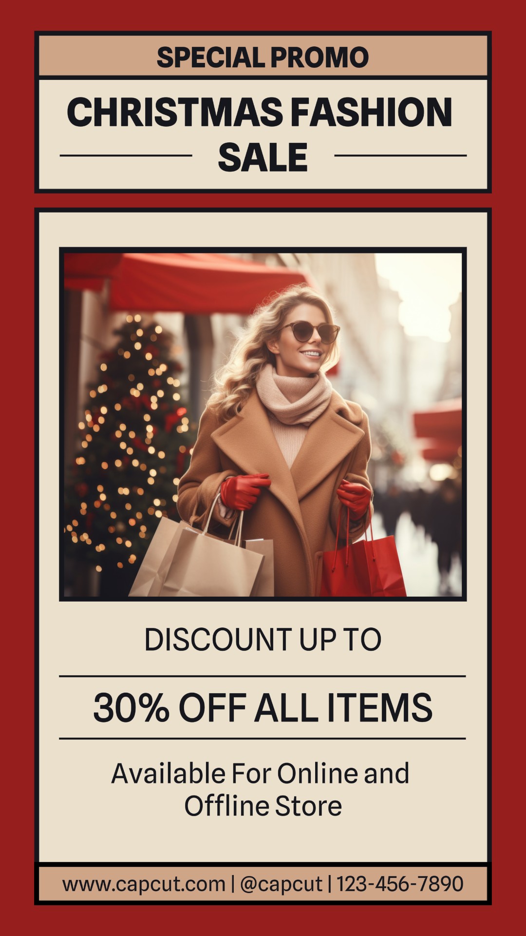 Fashion Christmas Sale Instagram Story