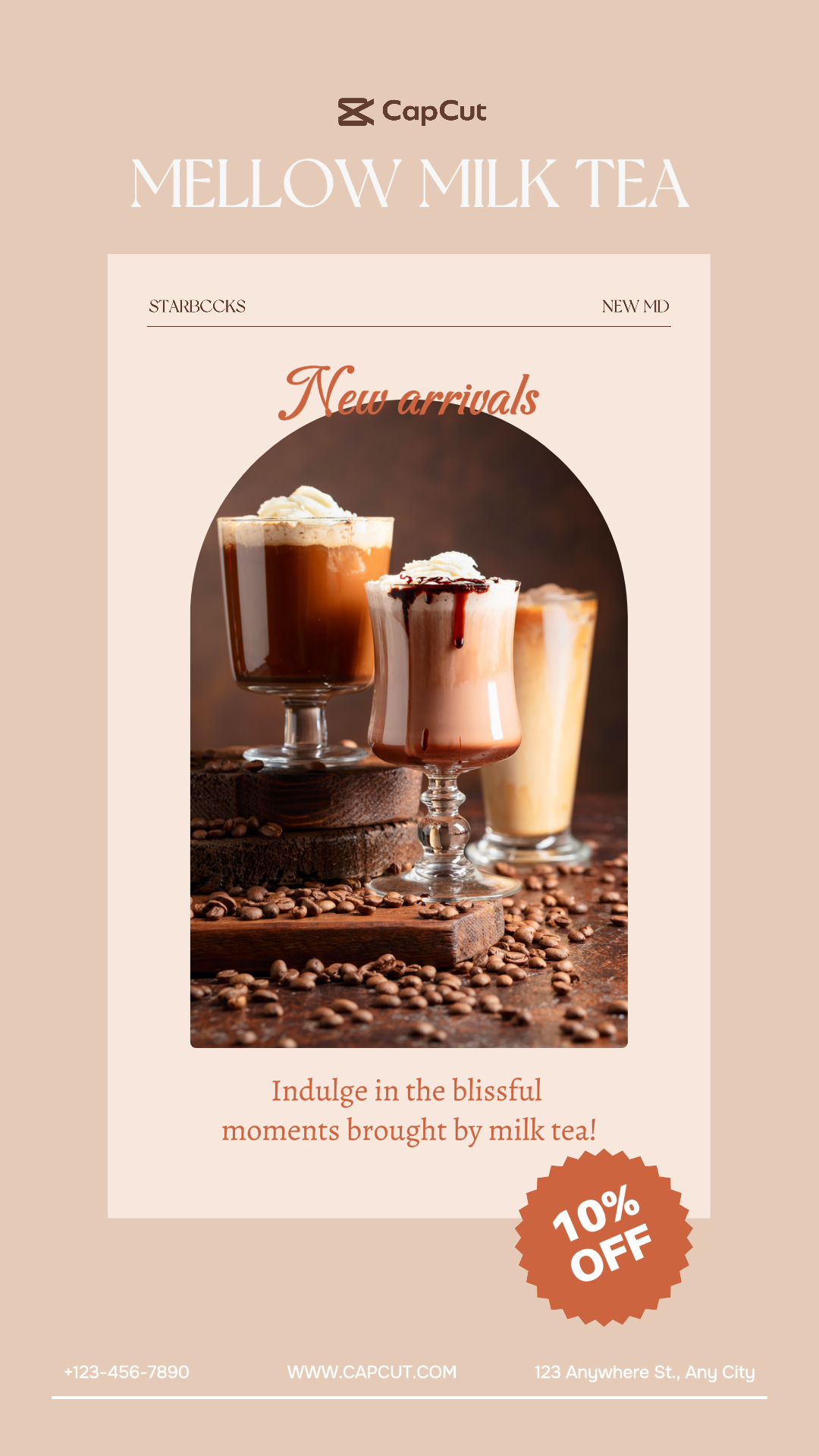 Bahan Makanan & Publisitas teh Susu Gaya minimalis