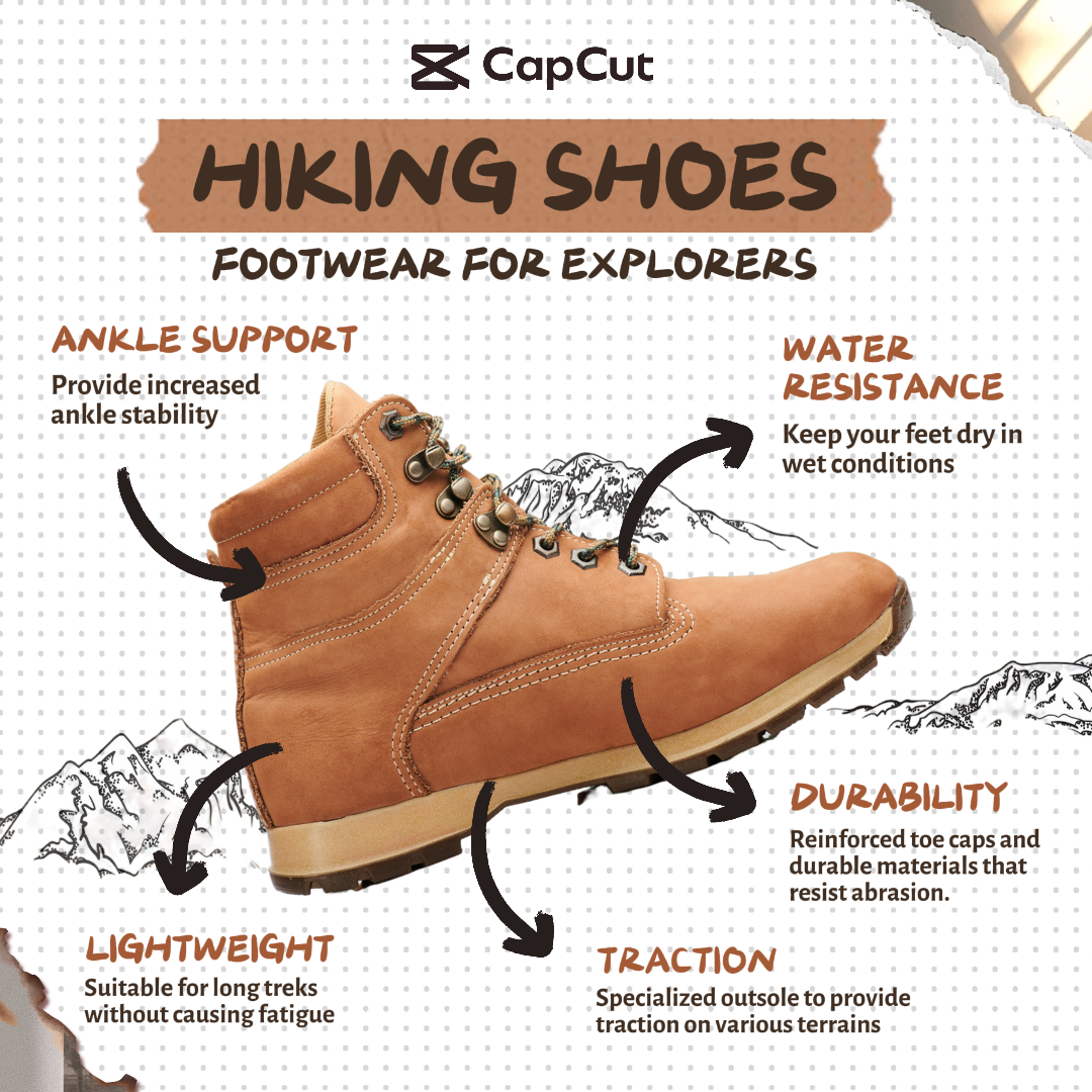 Fashion Hiking Shoes Product Callout
