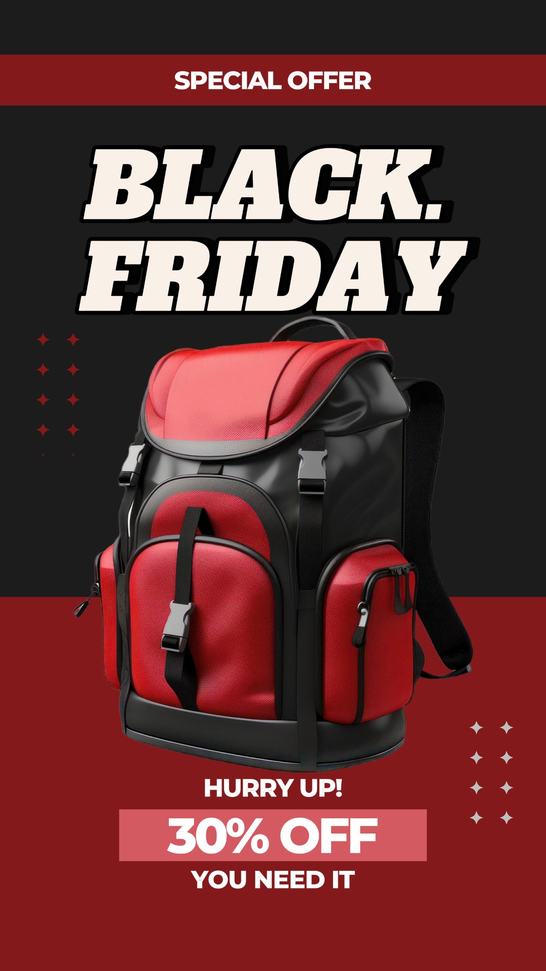 penawaran spesial tas ransel black friday