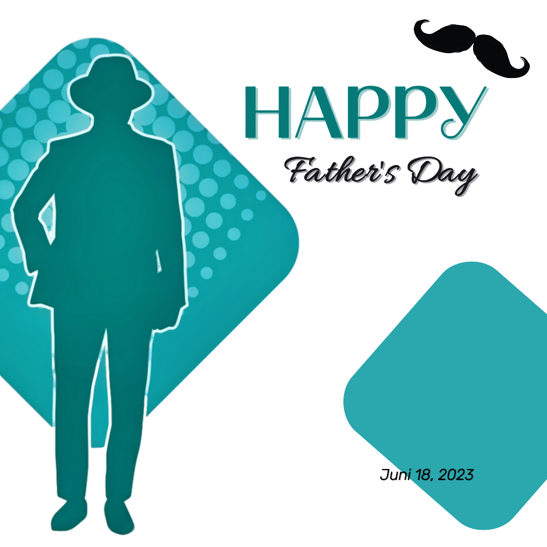 Father's day - Creative Poster Instagram Post  Green Minimalist