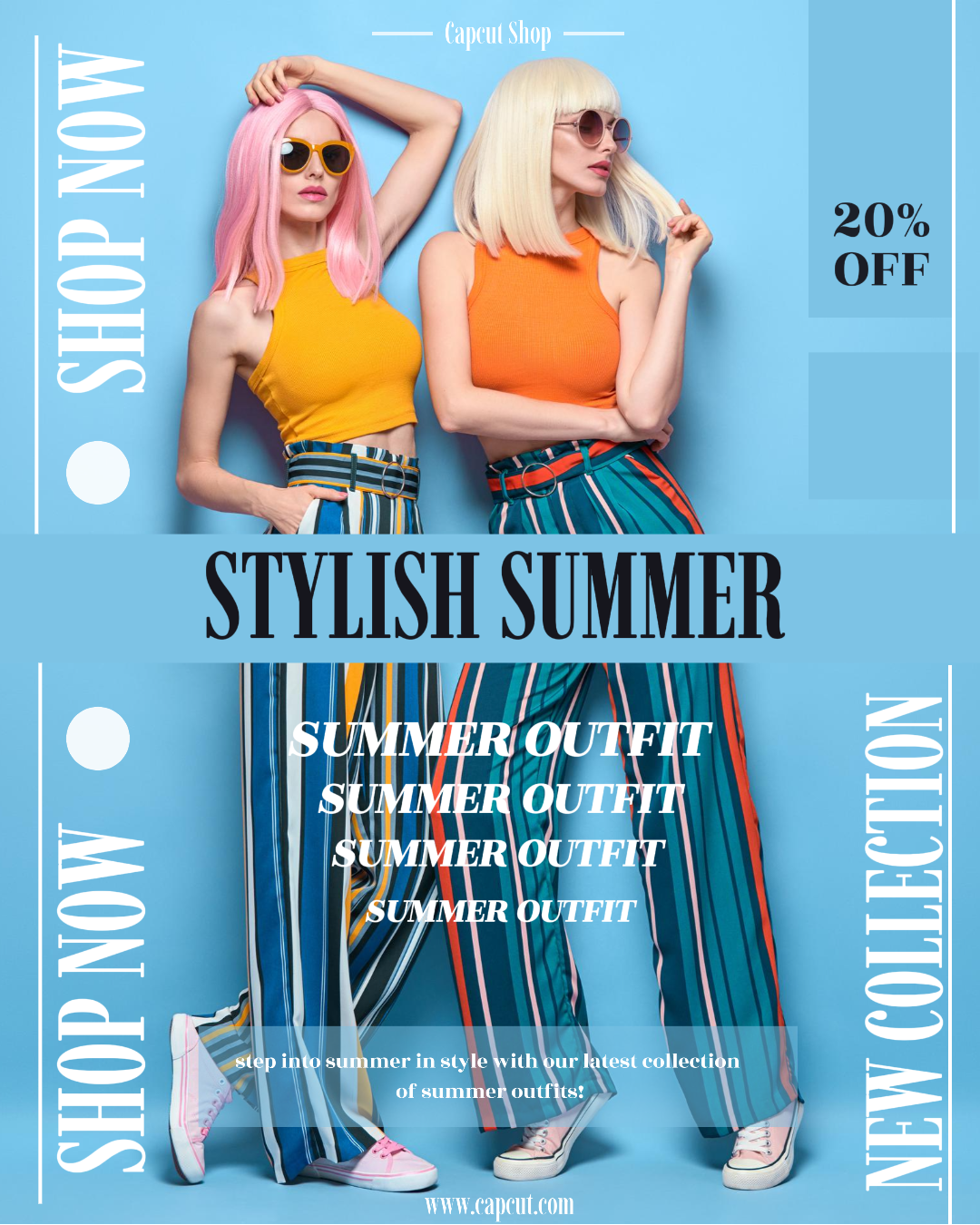 fashion industry summer outfit promotion potret instagram