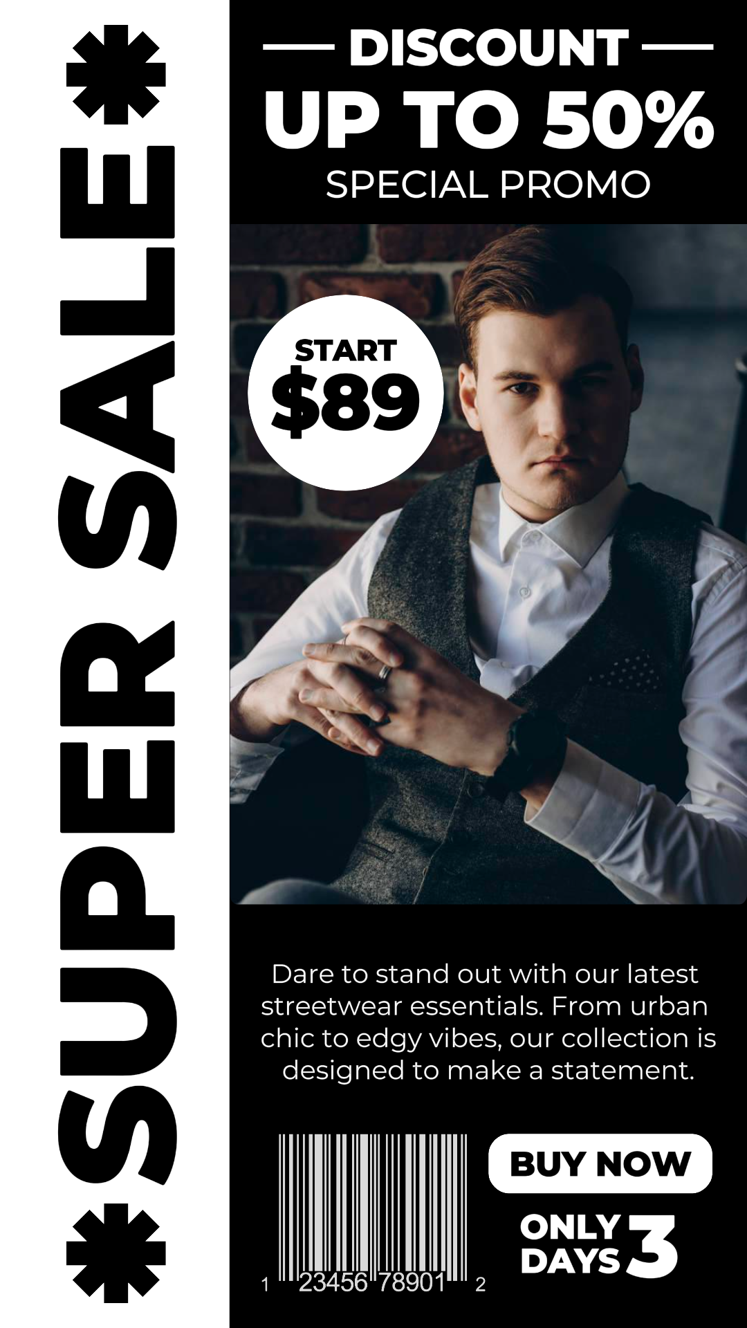 Clothing and shoes Marketing Poster Fashion