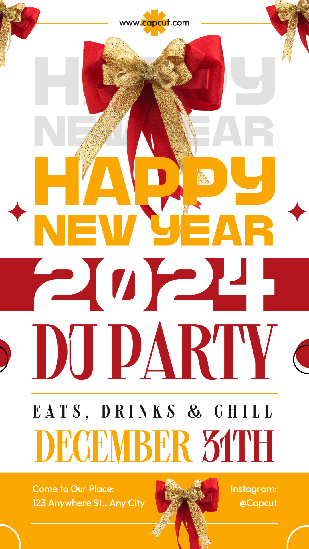 New Year Party Instagram Story