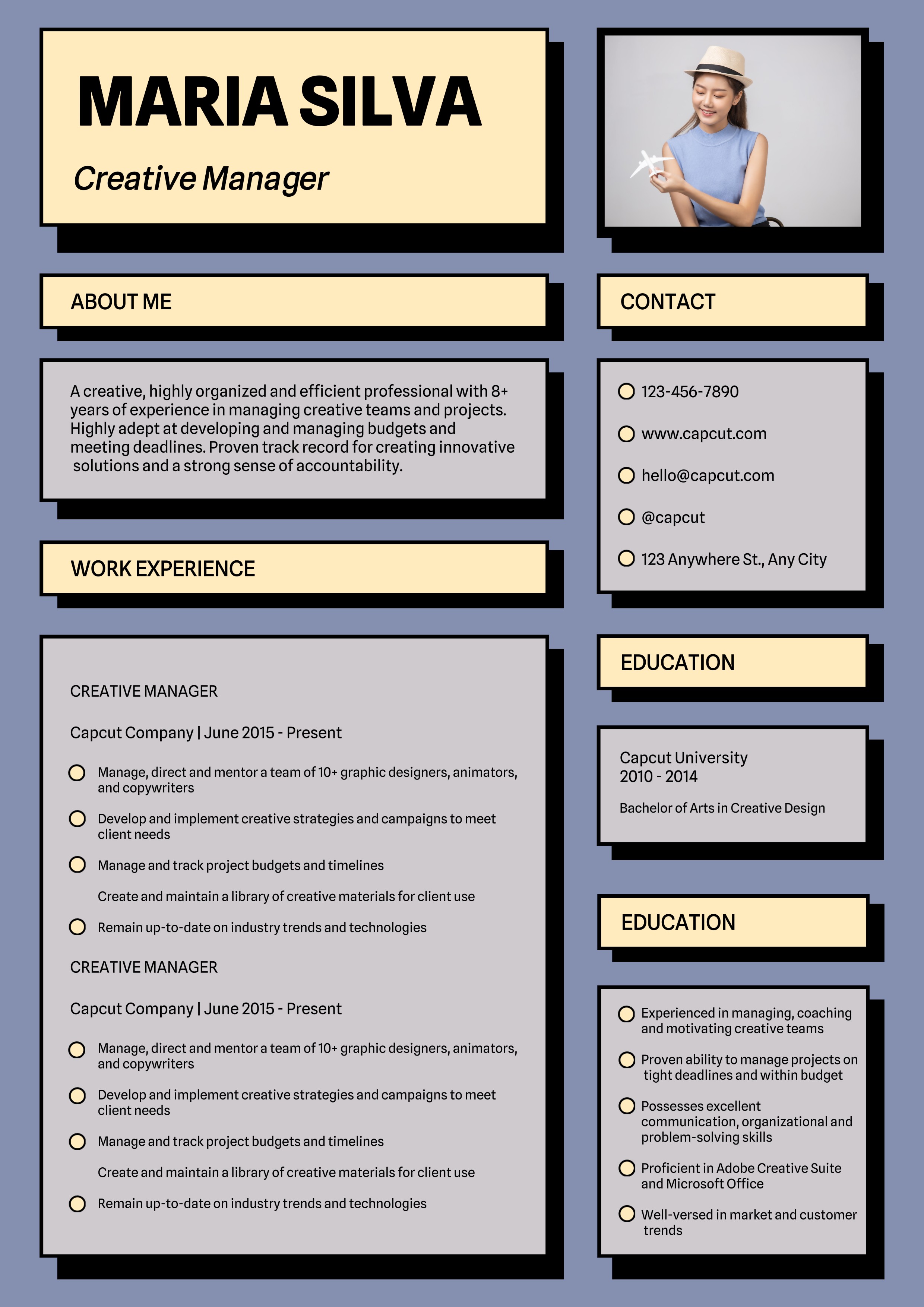 Bisnis Lanjutkan Manajer Kreatif