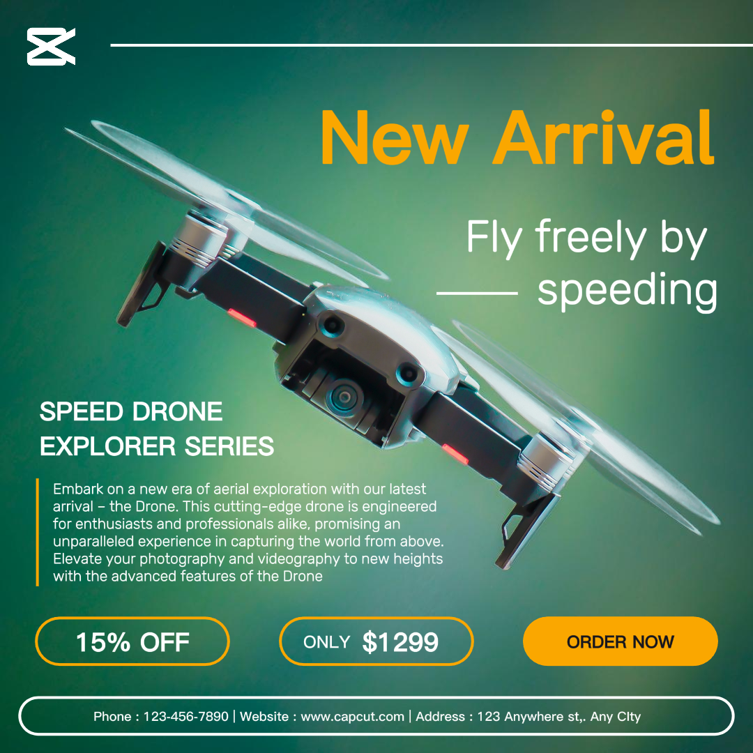 Promo Drone Chegada Nova Eletrônica 
