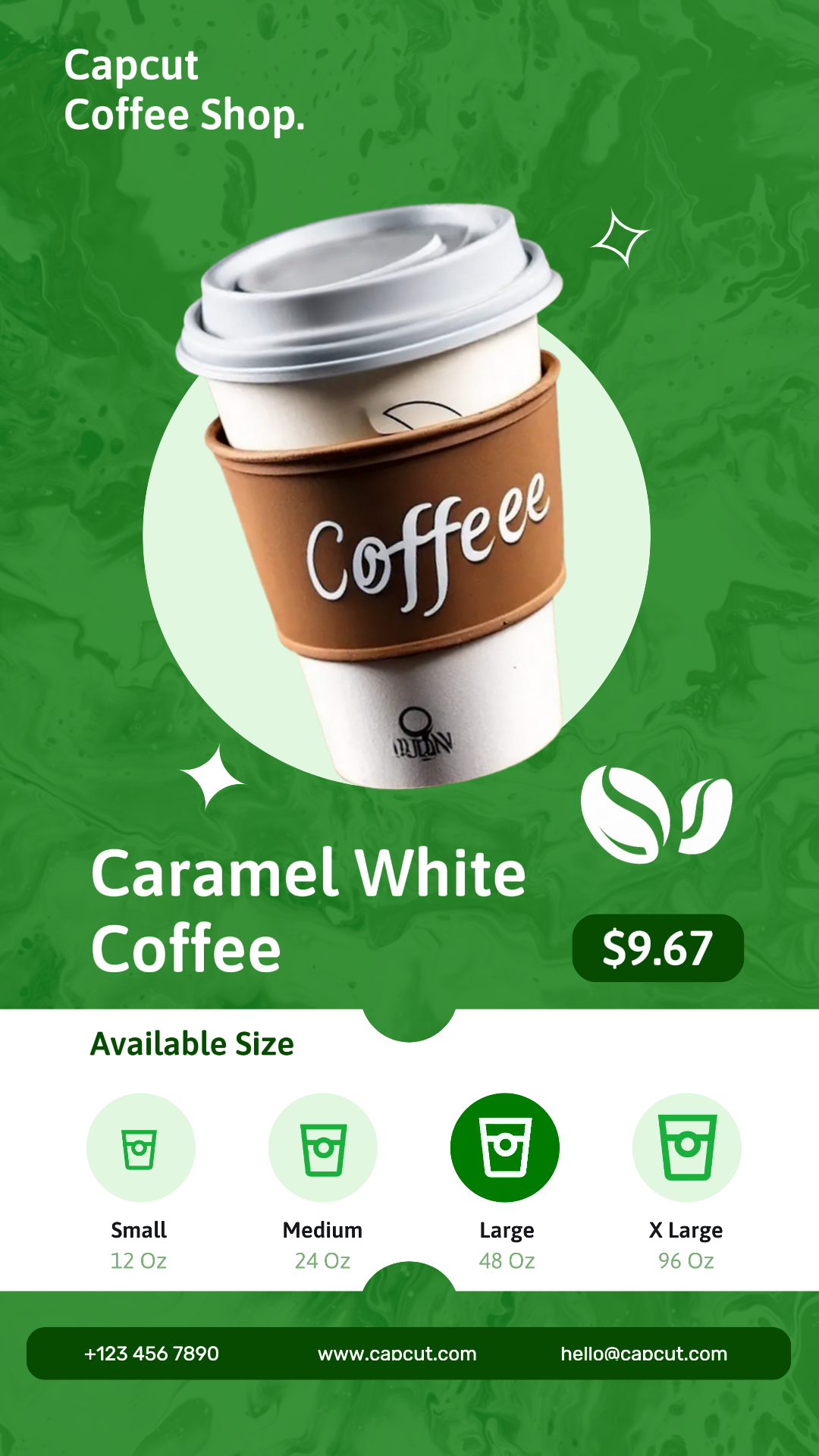 Postingan Instagram Cangkir Kopi