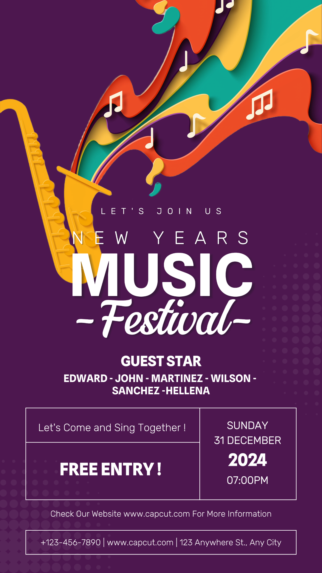 Histoire Instagram du Festival de musique du Nouvel An