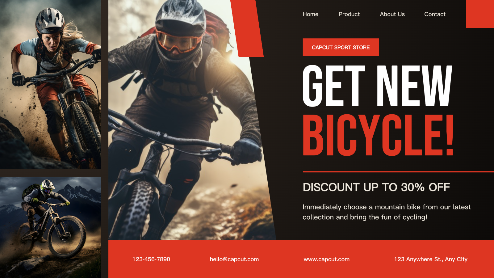 Bicycle Promotion Twitter Post