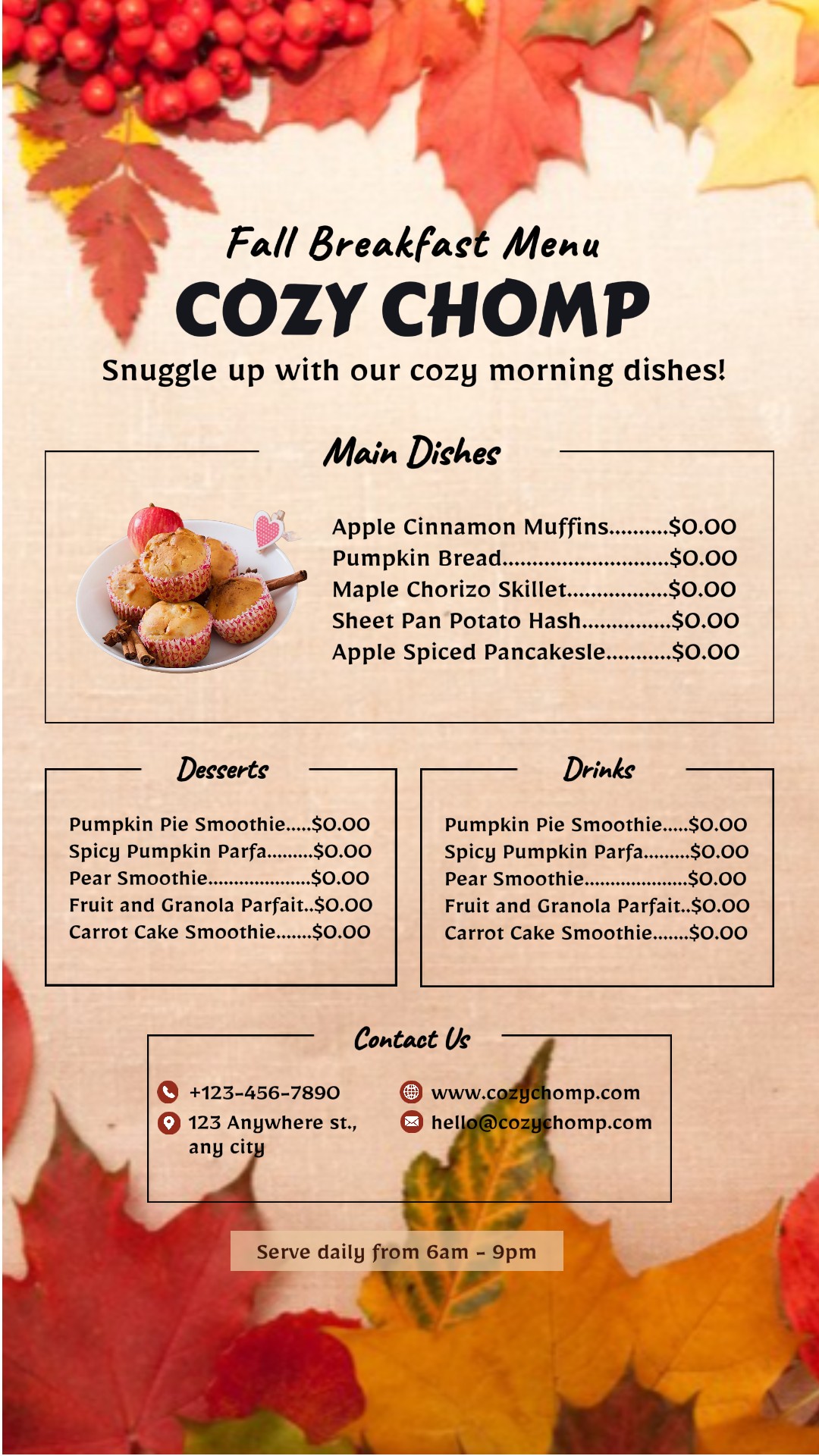 Essen Herbst Frühstück Instagram Story