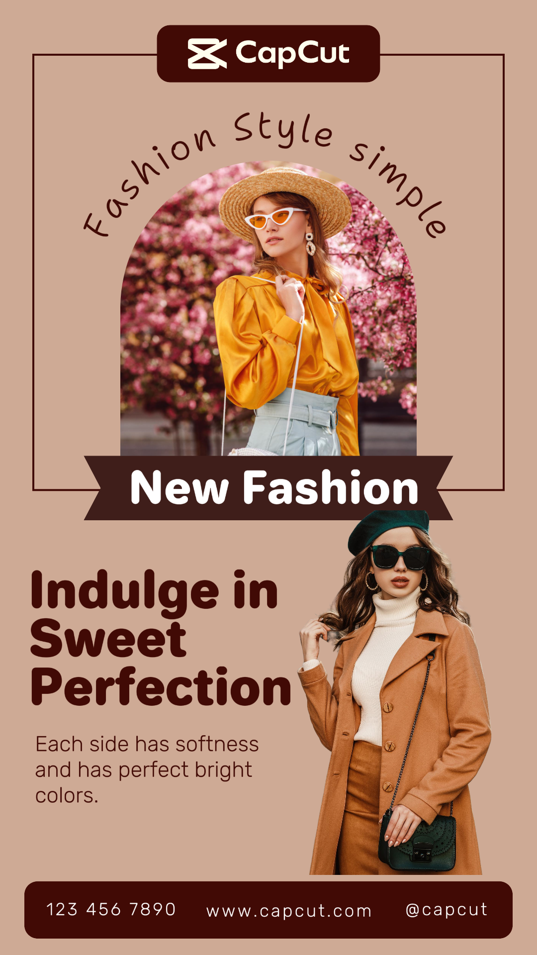 Kisah instagram elegan Fashion Style