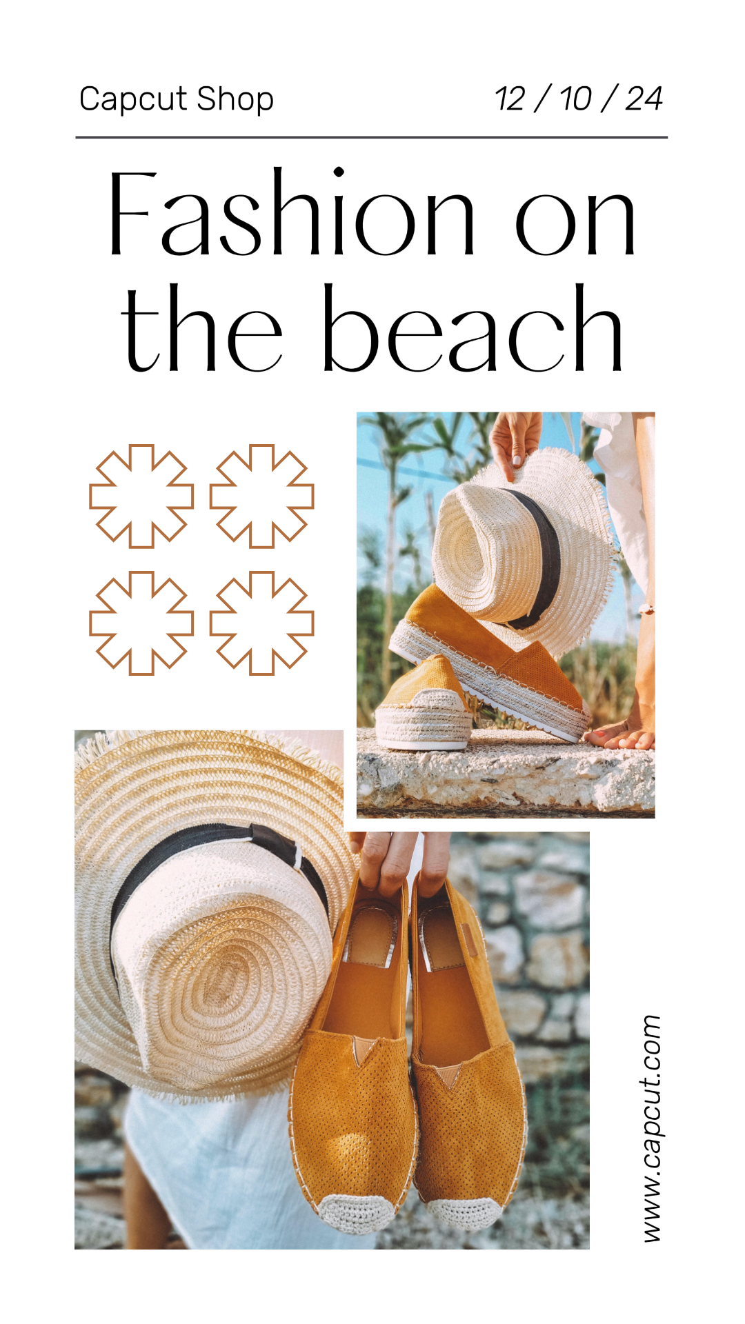 Marketing des vêtements et des chaussures Instagram Story White