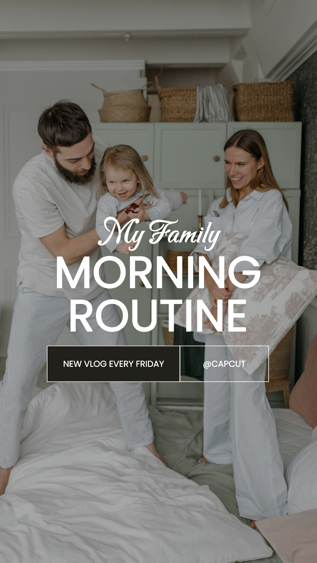 Vlog de rotina diária da família em miniatura do Tiktok 