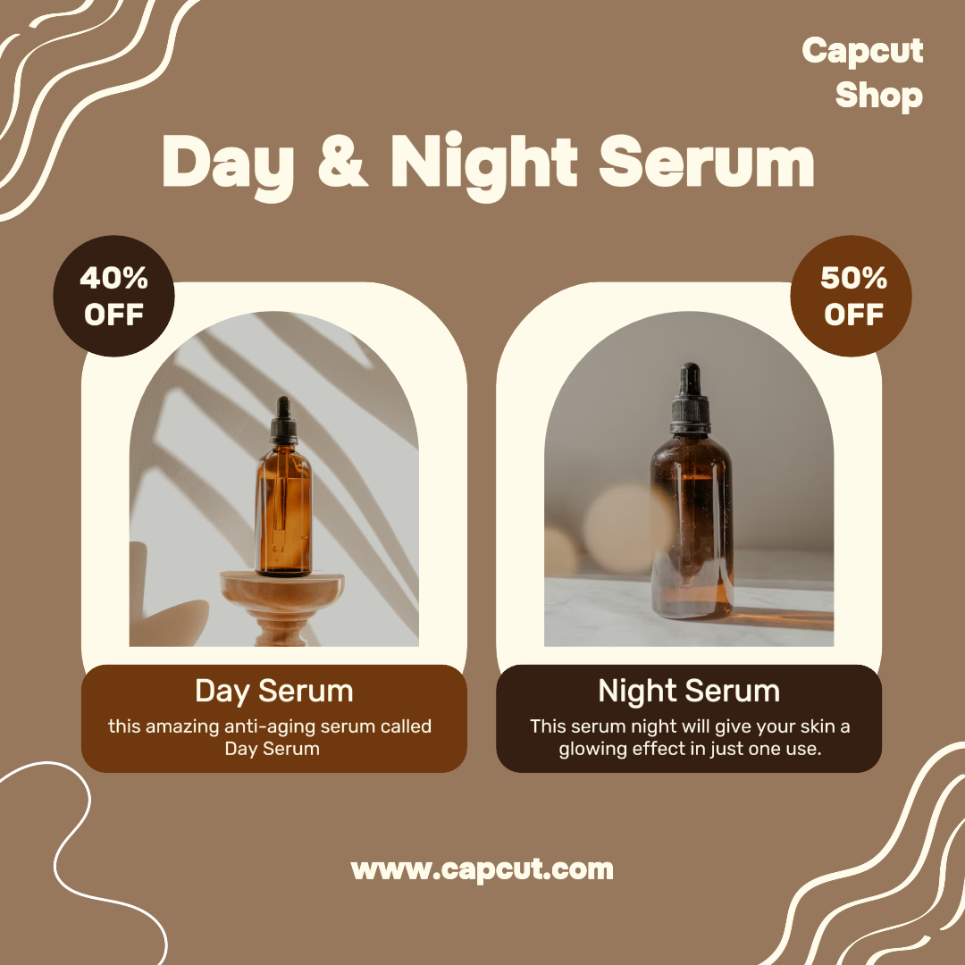 Sérum jour et nuit Instagram Post
