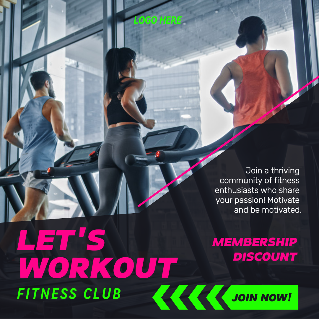 Exercício & Fitness - IG Post Template 