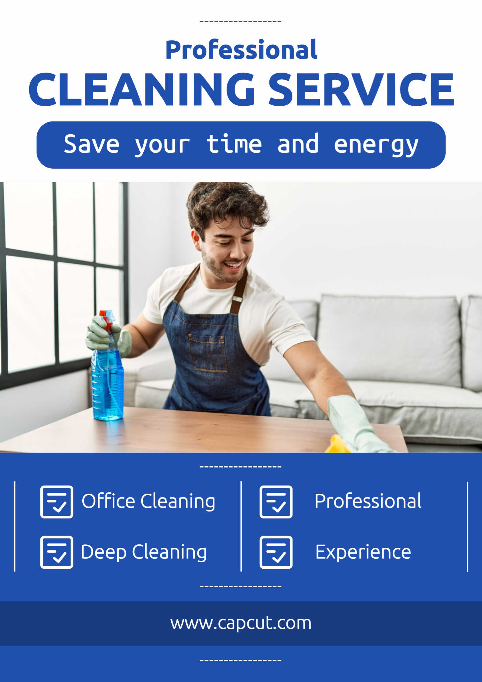 Marketing Poster Household Cleaning Service