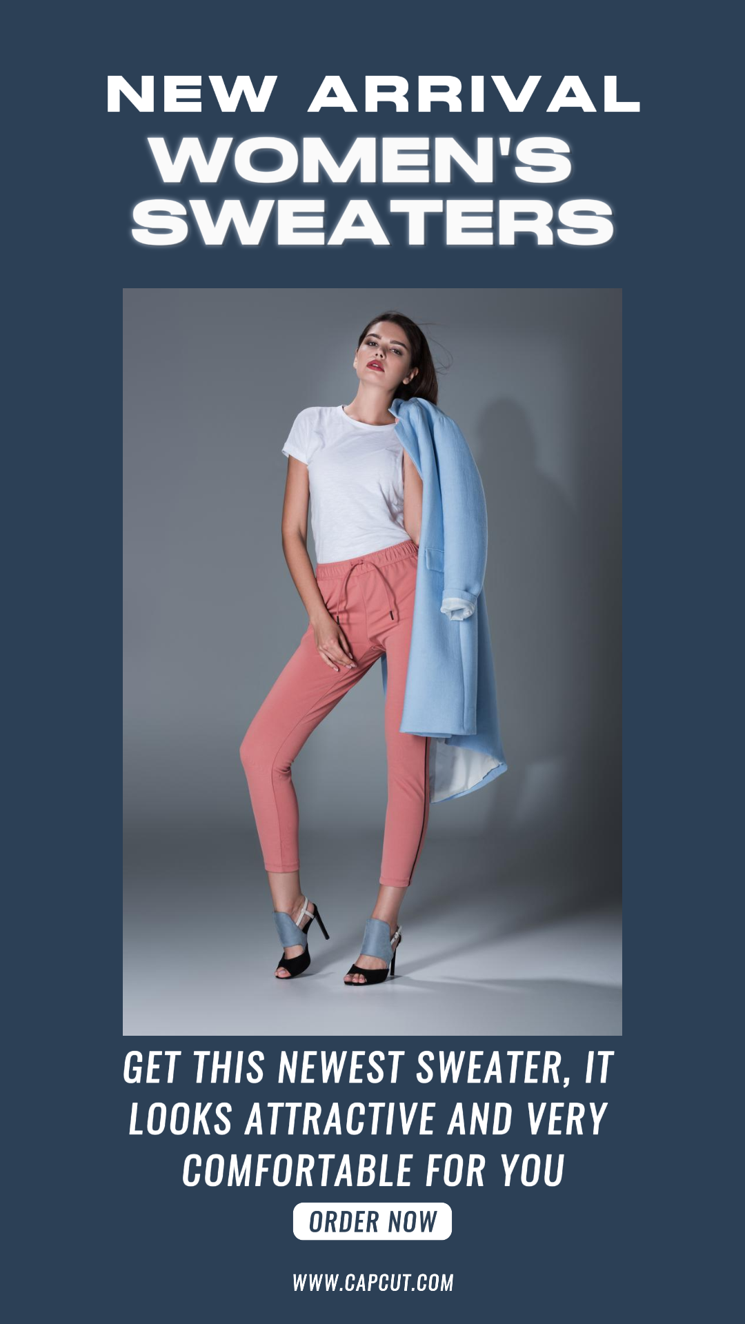 Mode - Neue Ankunft Frauen Pullover Instagram Story