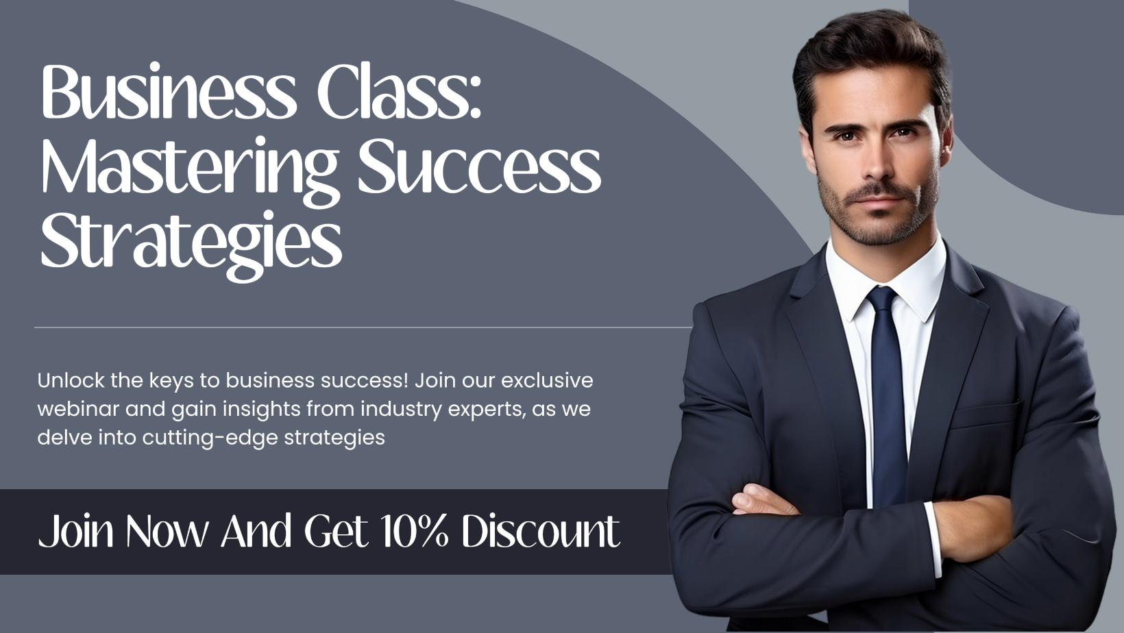 Business Class Webinar Promotion Facebook Cover