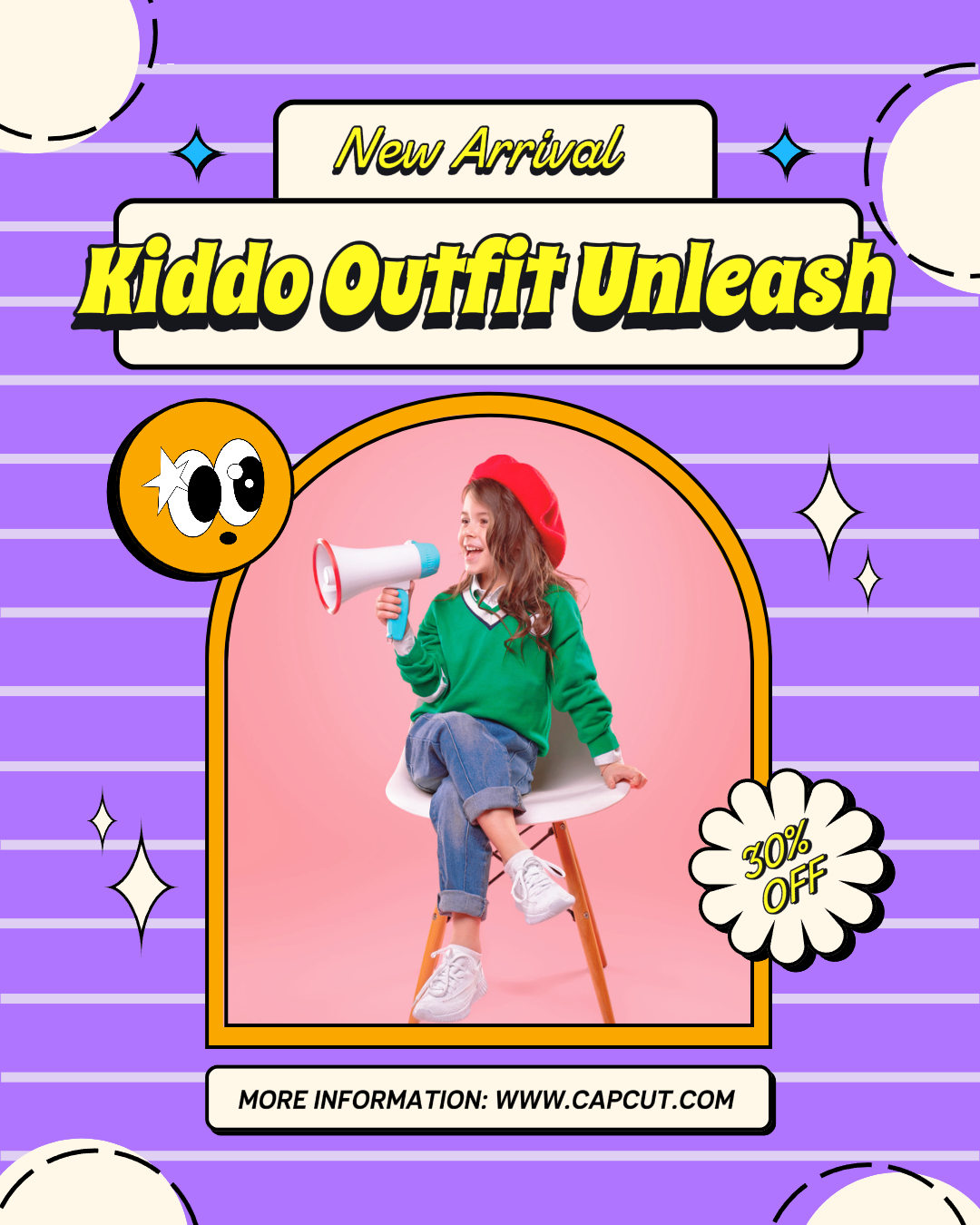 Moda para niños Artículo nuevo Publicación de Instagram