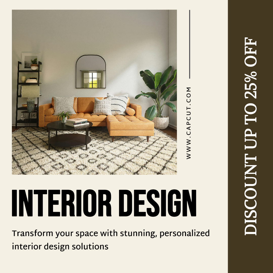 Household Minimalist Interior Design Promotion Instagram Post