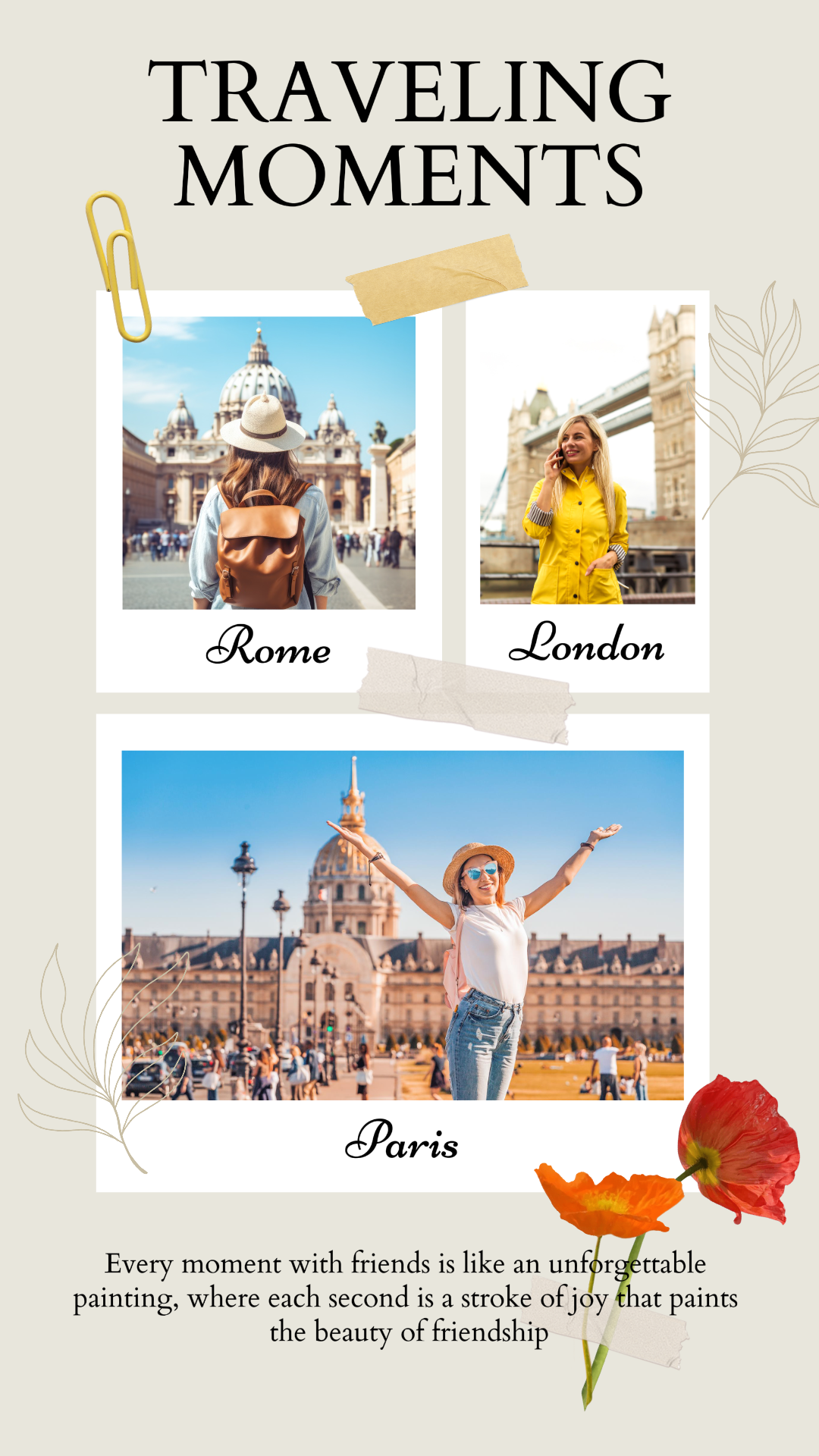 Traveling Memories Instagram Story 