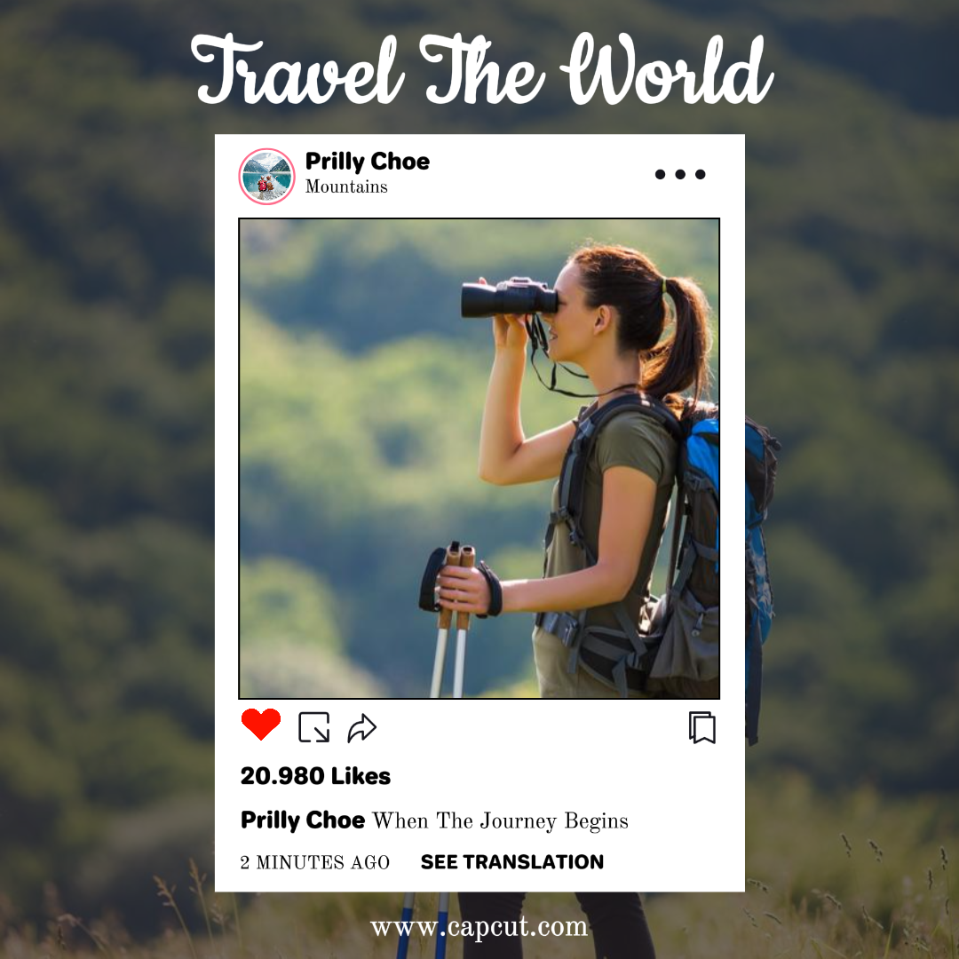 Reise Instagram Post Fotorahmen