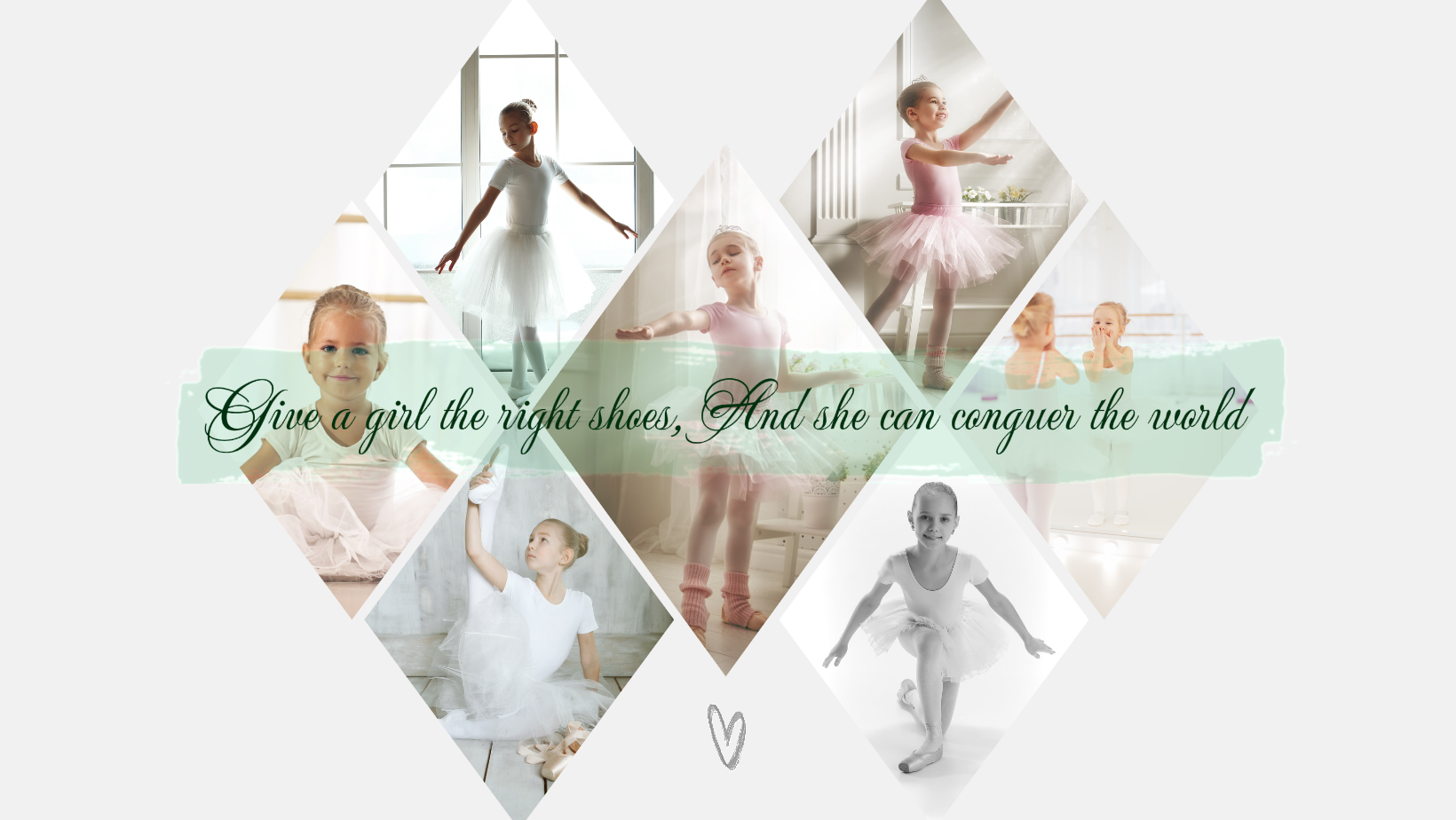 Nicht-Marketing Facebook Cover Ballerina Mädchen