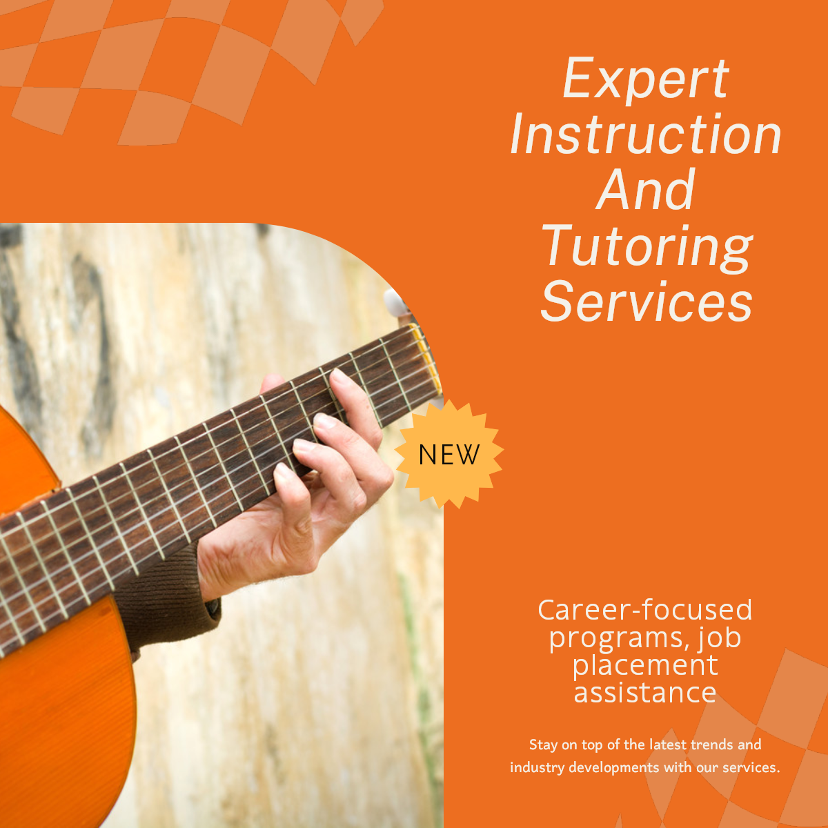 Exibição de efeitos de educação e treinamento