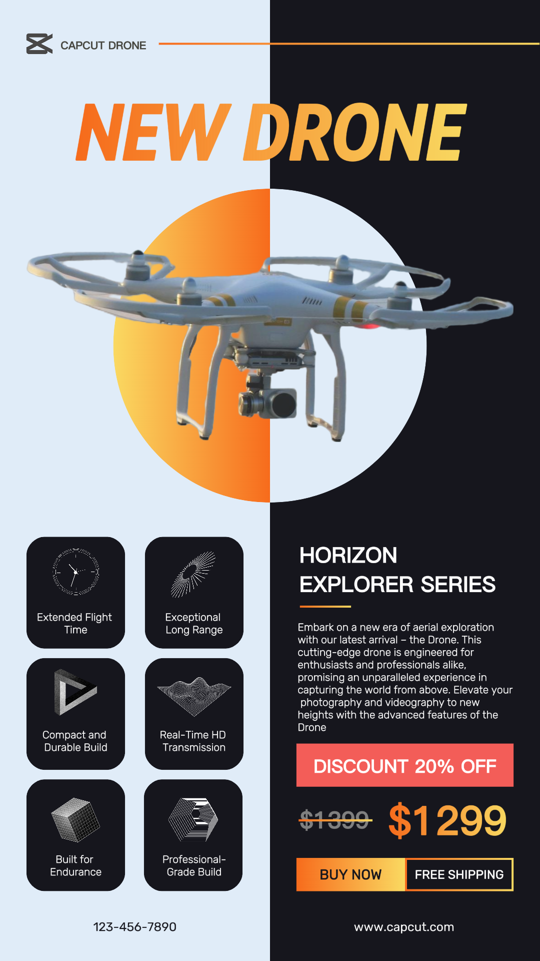 Drone electrónico Nuevo Drone Descuento