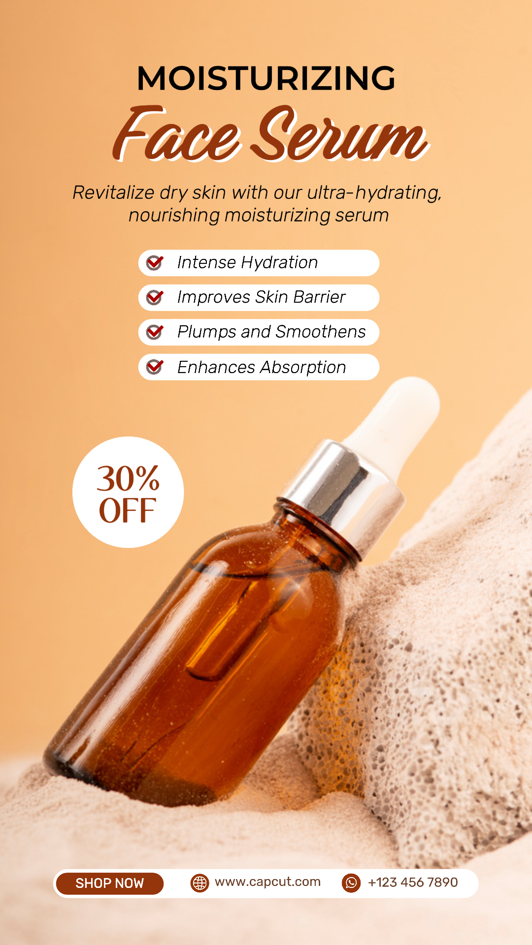 Belleza y Cuidado Personal Suero Hidratante Venta de Productos Historia de Instagram