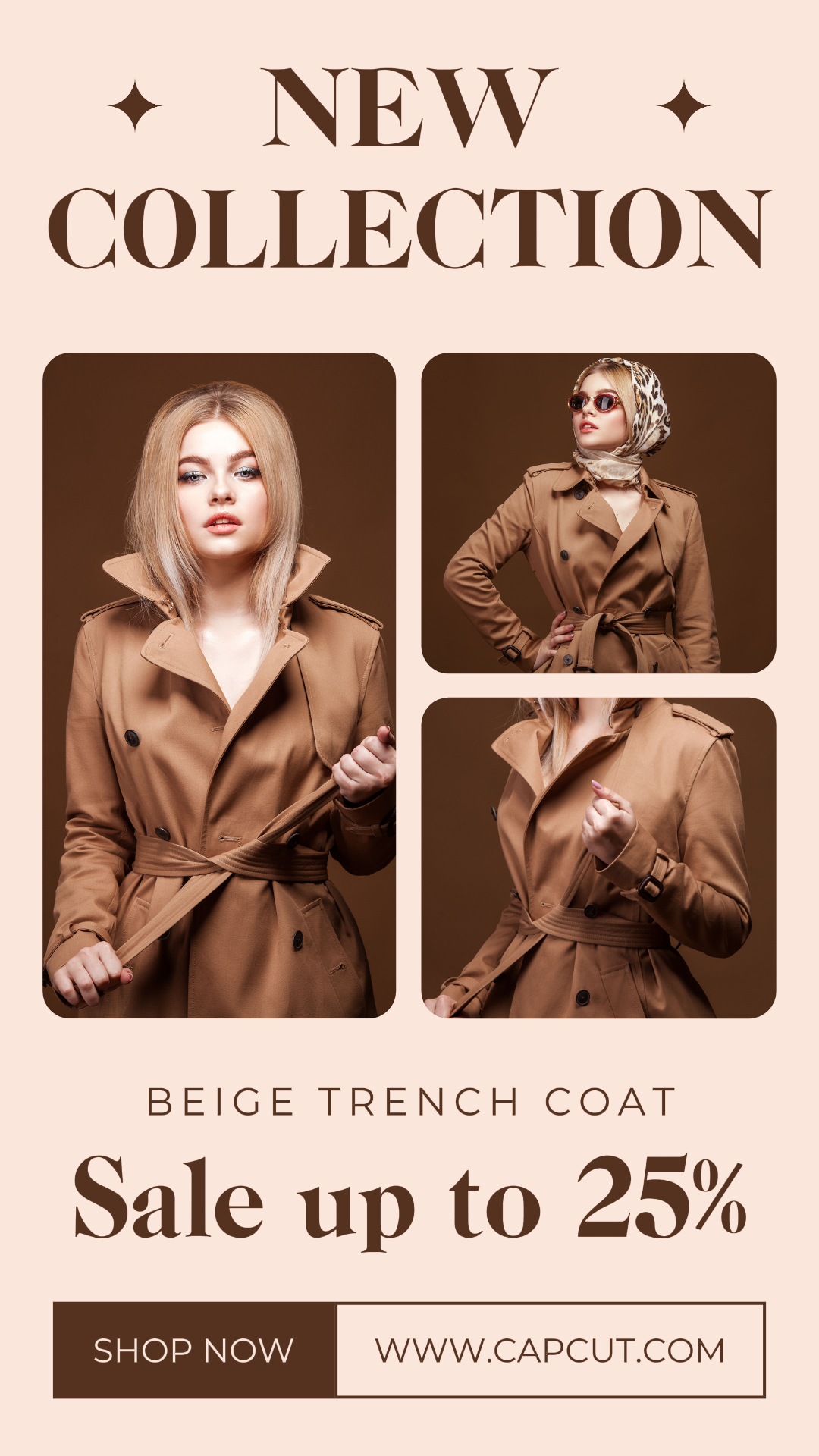 Mode Neues Produkt Promotions Vorlage 3 Multi-Produkt Bild TikTok