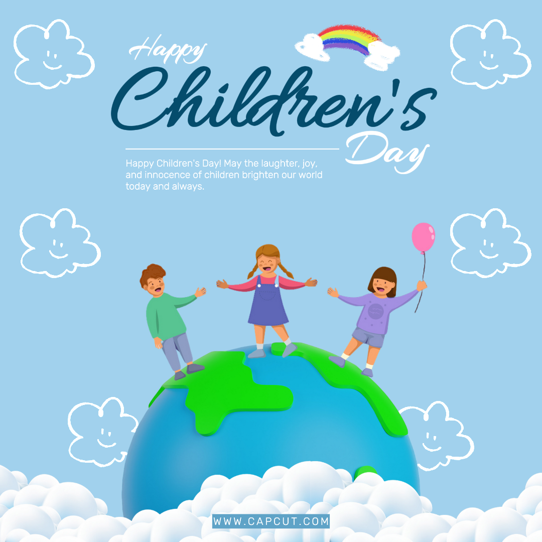 Children's Day Creative Poster Greeting Instagram Post
