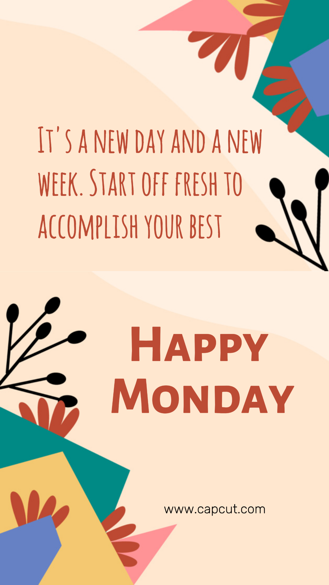 Poster Kreatif Harian Salam Estetik Pastel