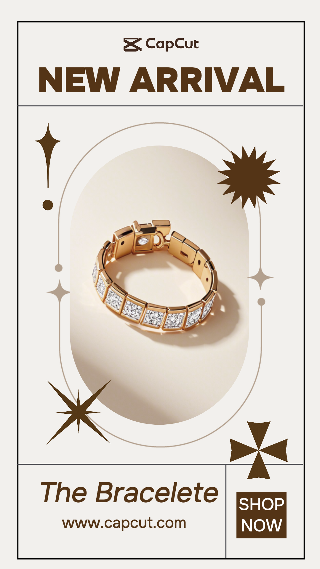 Jewelry Marketing Poster New Arrival Instagram Story