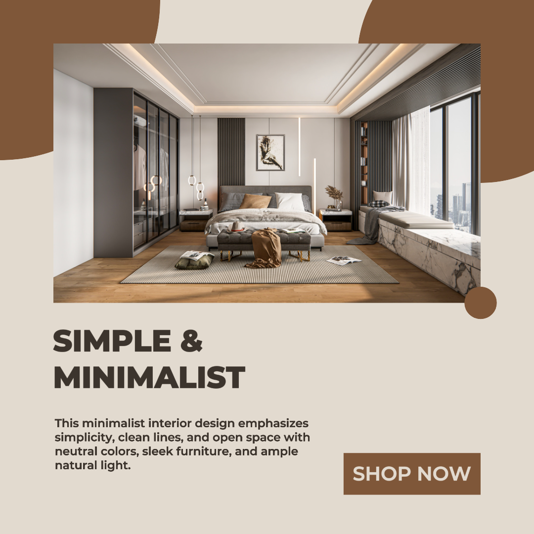 Minimalist Interior Promotion Instagram Post