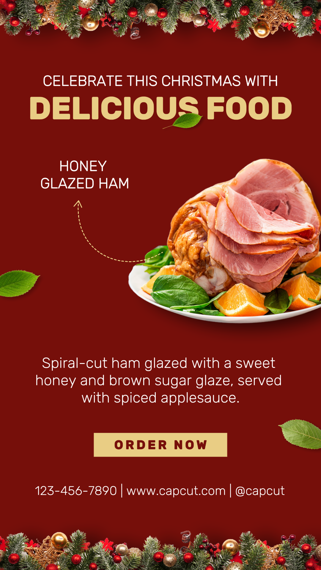 Cerita Instagram Penjualan Makanan Natal