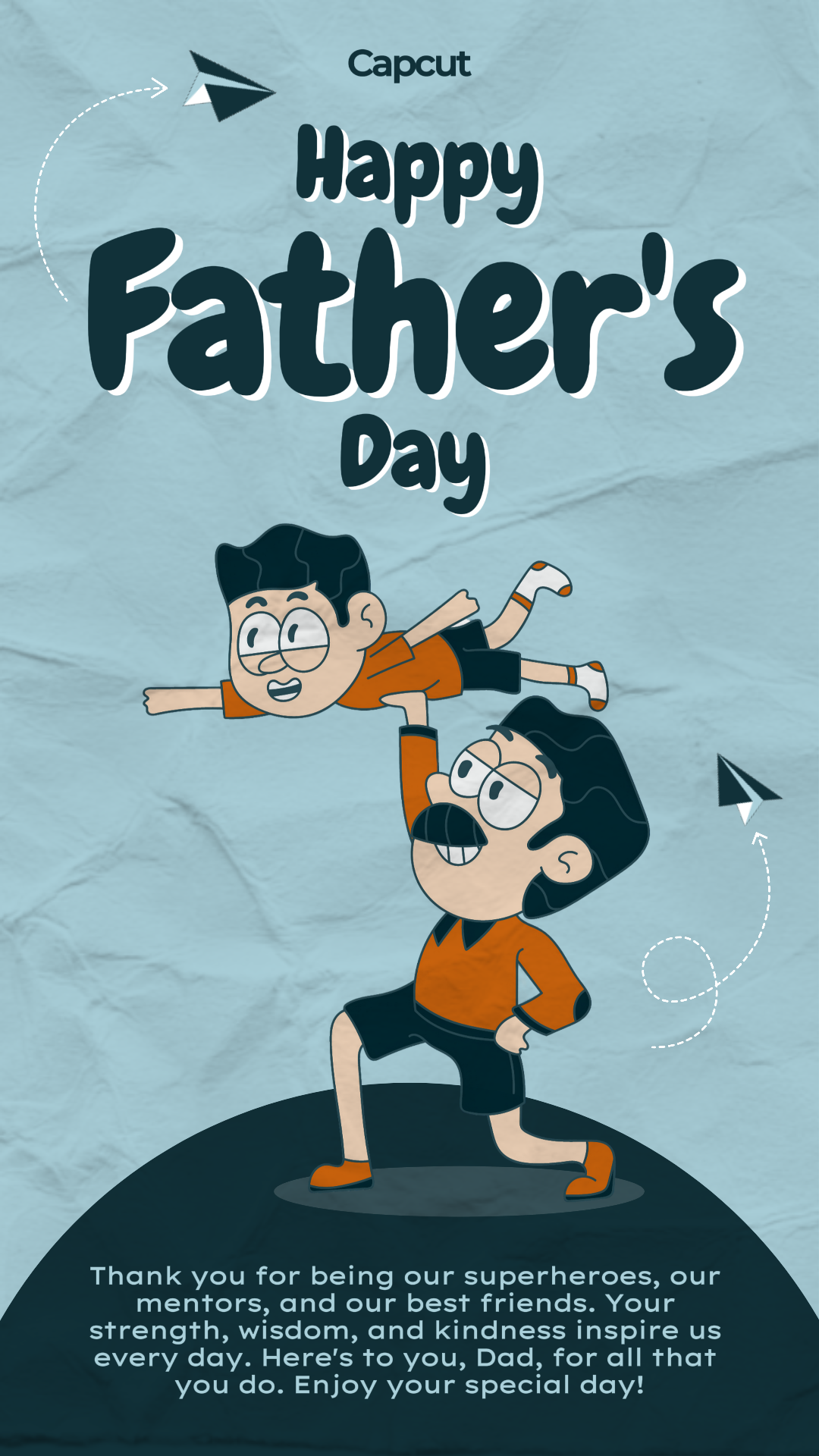 Father's day-General industry Creative Poster Tiktok Eye-catching style