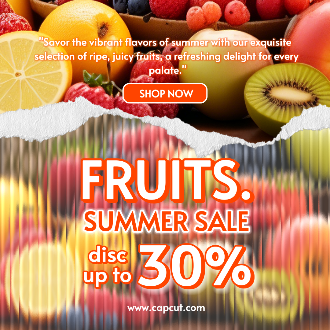 Summer Sale Instagram Post Fruit Sale
