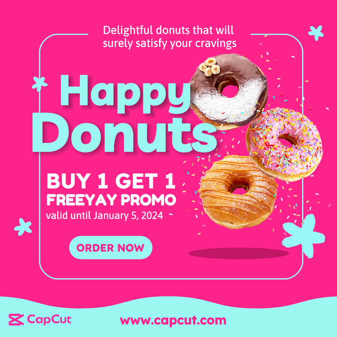 Makanan & Minuman - Promo Beli 1 Dapatkan 1 Donat