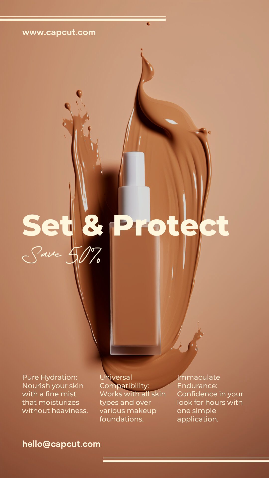 Beauty & Personal care Product display Detail Presentation