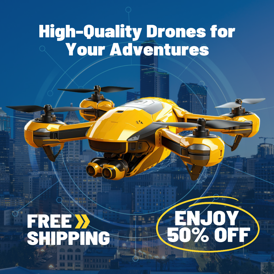 E-commerce Hero Image Electronic Drone