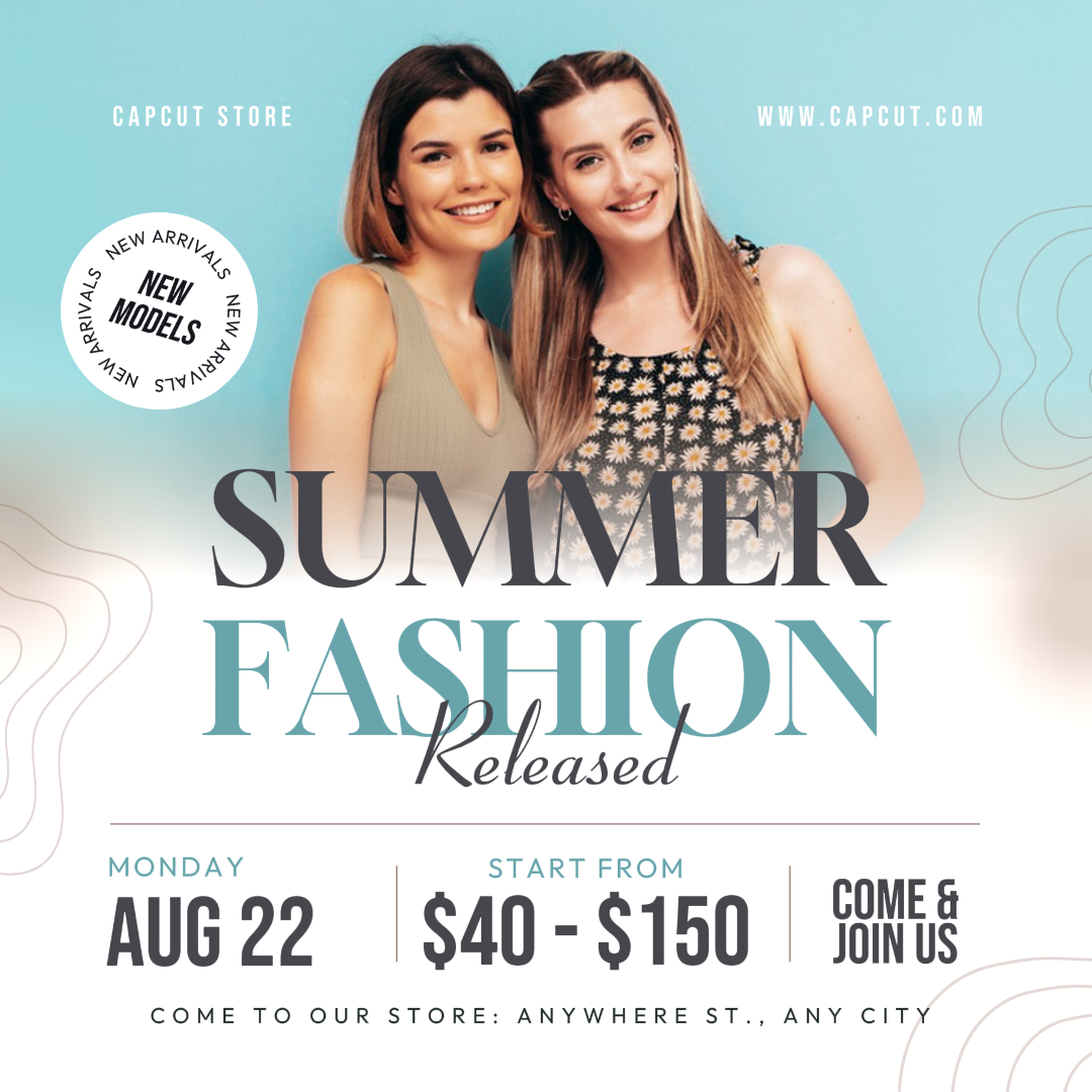 Clothing and Shoes Marketing Poster Instagram Post