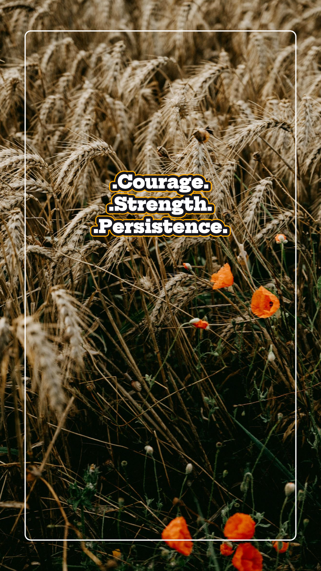 Wallpaper - Kreatives Poster Instagram Story Flower mit Zitat