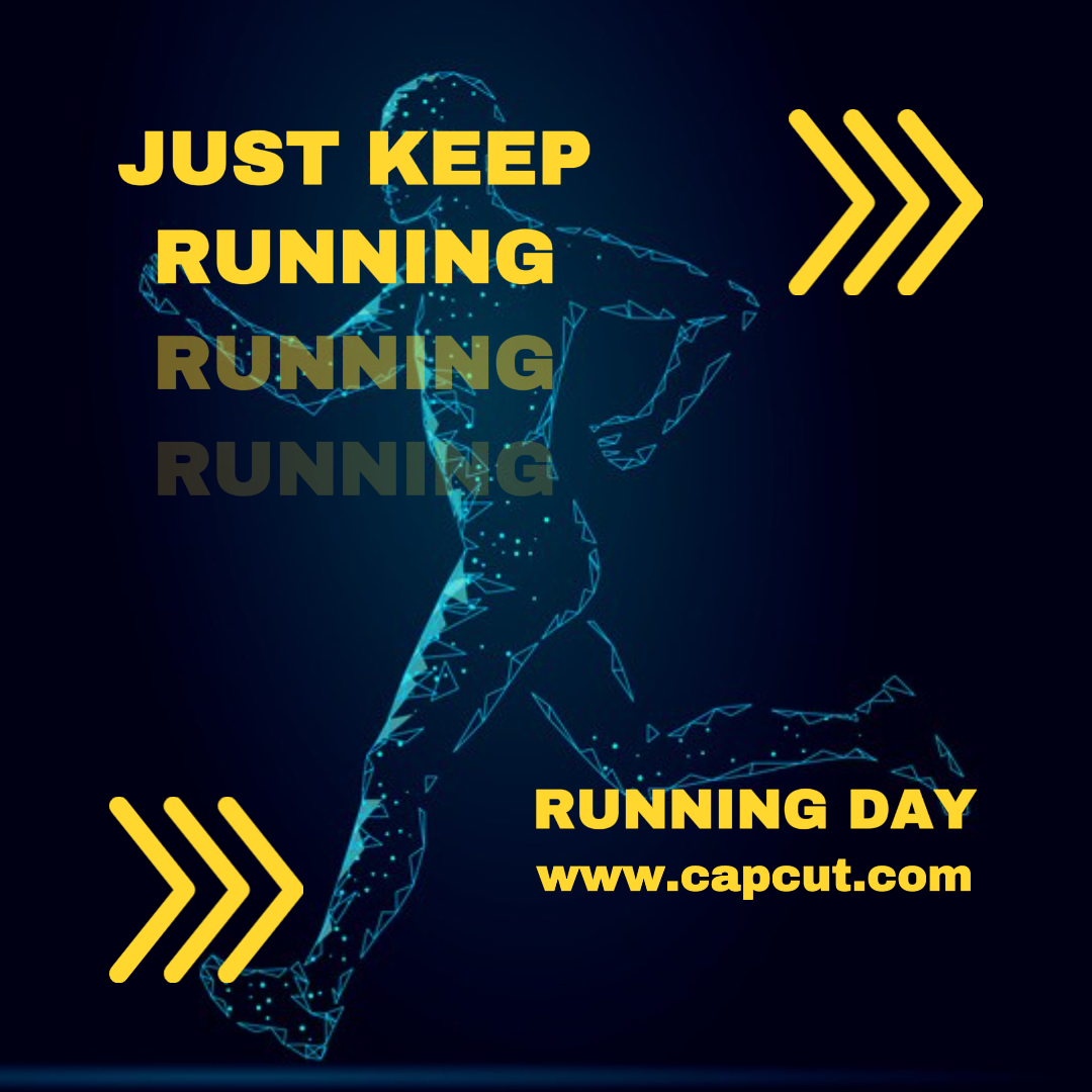 Día de carrera de carteles de Instagram de deportes y partidos