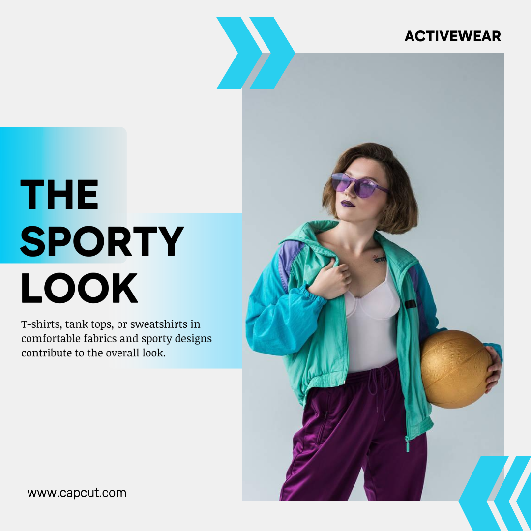 Postingan instagram tampilan sporty