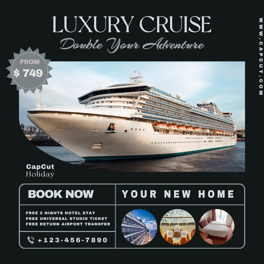 Travel Luxury Cruise Promosi Posting Instagram