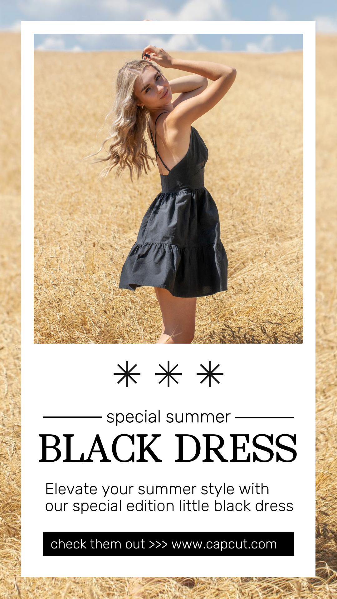 clothing and shoes black dress summer collection instagram story