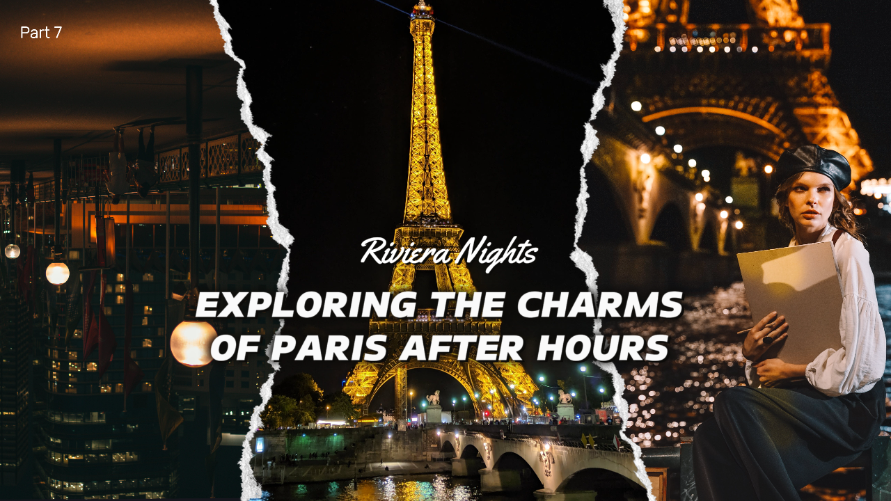 Youtube Thumbnail - Vlog Riviera Nights Entdecken Sie die Reize von Paris nach Feierabend