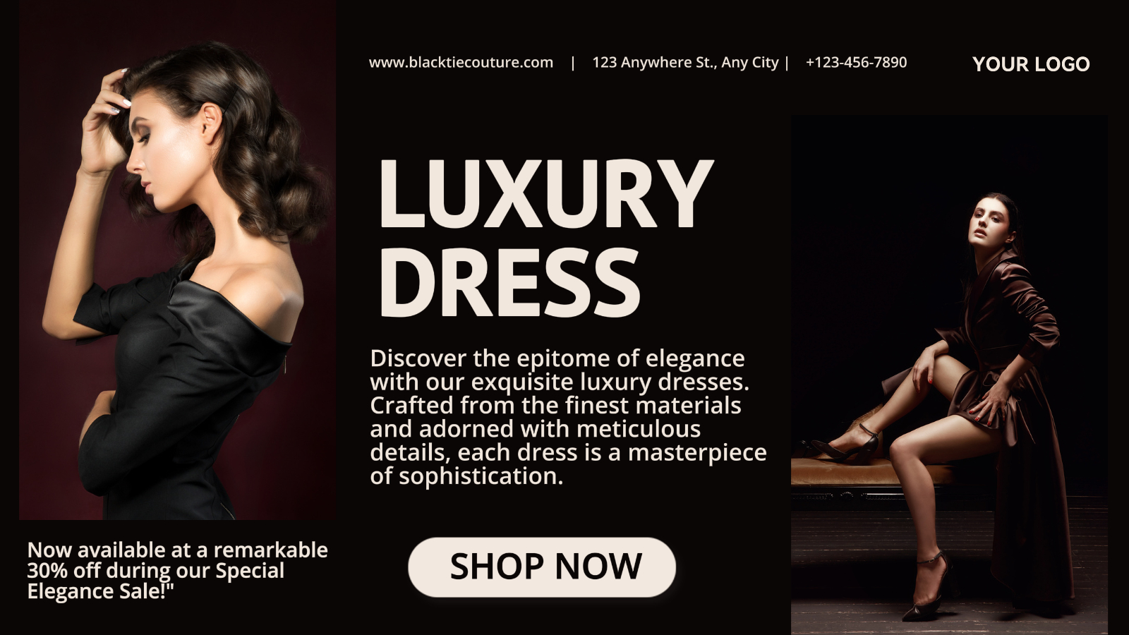 패션 우먼 럭셔리 드레스 제품 디스플레이 